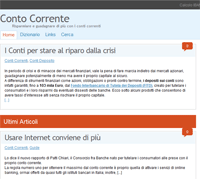 Homepage - Conto Corrente
